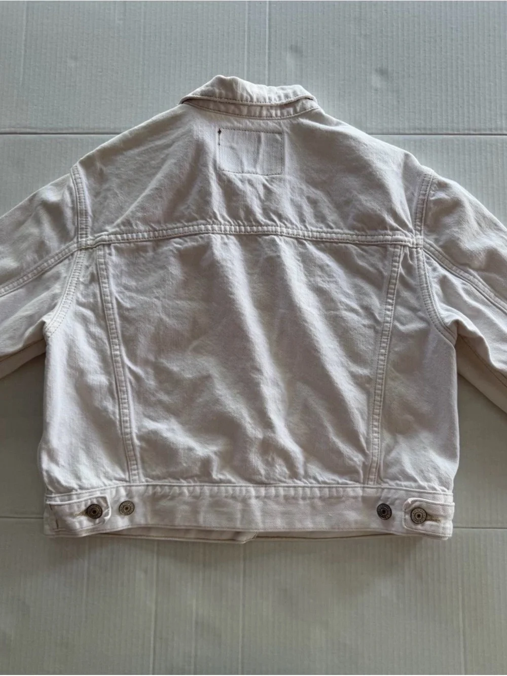 American Eagle Outfitters white Denim Jacket